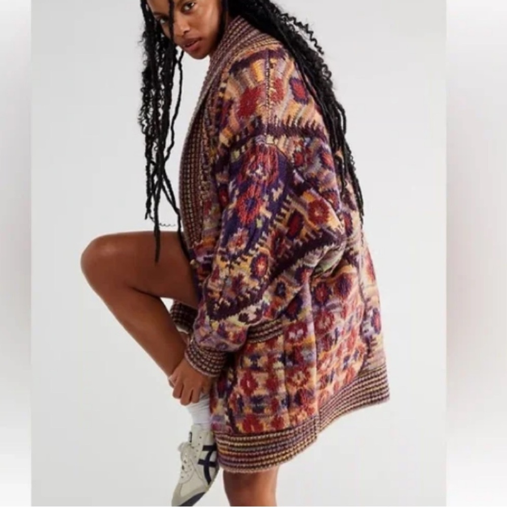 Free People Home on the Range Cardigan Sweater Size-S NWT - Picture 9 of 10